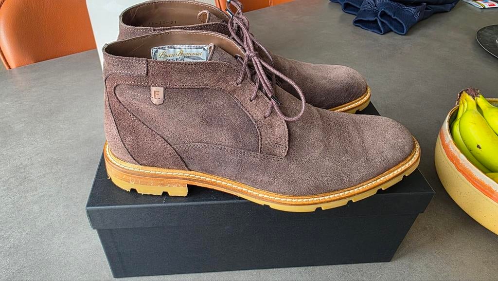 Floris van Bommel nette schoenen maat 7,5, Kleding | Heren, Schoenen, Ophalen of Verzenden, Zo goed als nieuw, Bruin