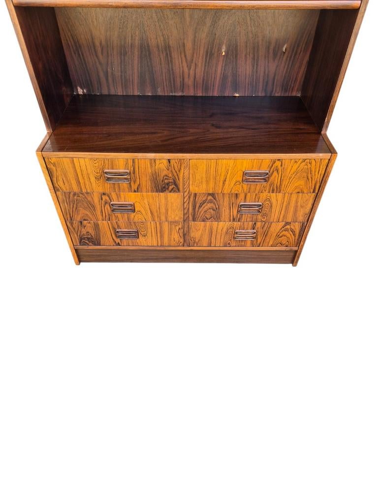 Vintage palissander buffetkast, highboard, Ophalen, Gebruikt, Onbekend, Onbekend