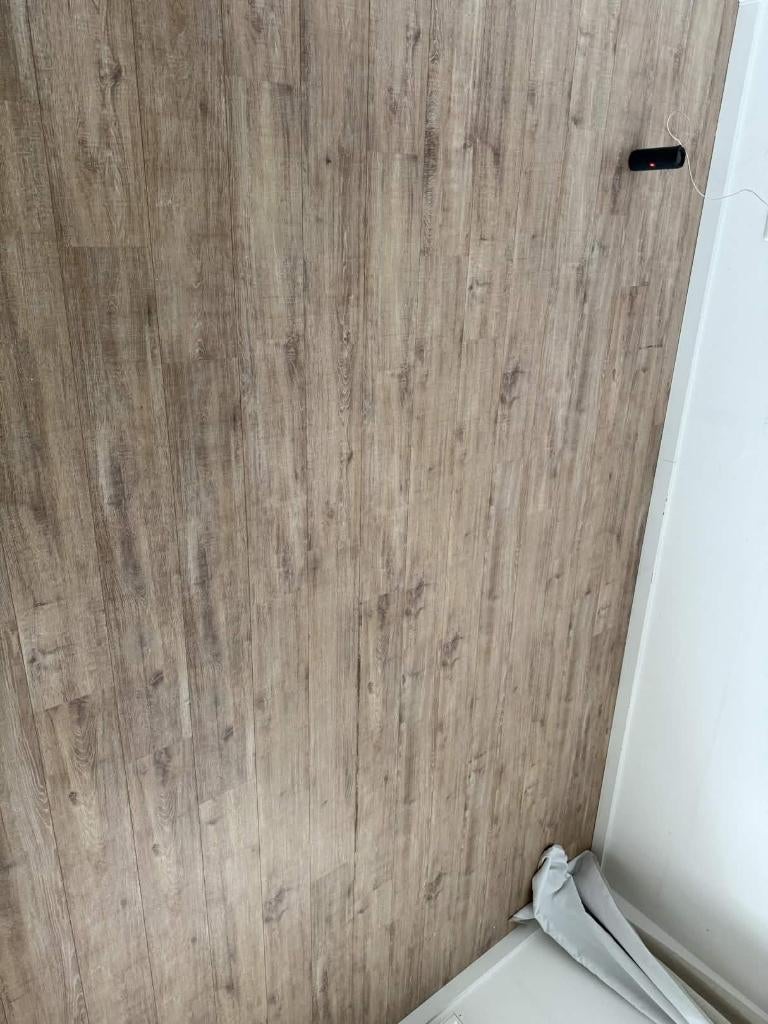 Klik pvc laminaat 40m2 compleet meenemen, Ophalen, 50 tot 150 cm, Zo goed als nieuw, 10 m² of meer