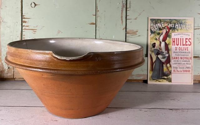 Franse grès aardewerk tian 19e eeuw doorsnede 40 cm, Ophalen of Verzenden