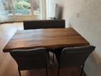 Boomstamtafel, Ophalen, Zo goed als nieuw, 4 tot 6 stoelen