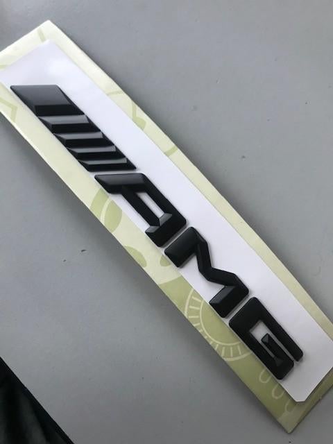 amg logo amg embleem mat zwart E63S E53 E43 C63S C43 S63 CLS, Ophalen of Verzenden