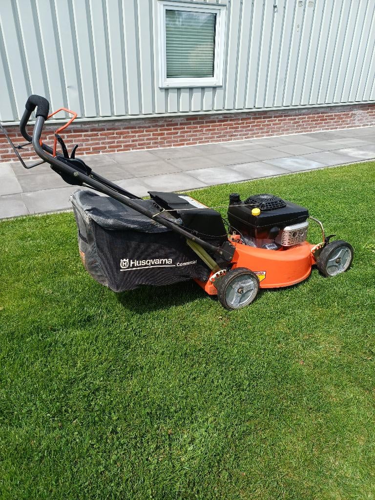 Husqvarna WB53SE Pro 7pk ohv Kawasaki / bbc mesrem, Tuin en Terras, Grasmaaiers, Ophalen, Cirkelmaaier, Gebruikt, Versnellingen