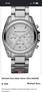 Michael kors horloge, Sieraden, Tassen en Uiterlijk, Horloges | Dames, Ophalen of Verzenden, Zo goed als nieuw, Staal, Overige merken