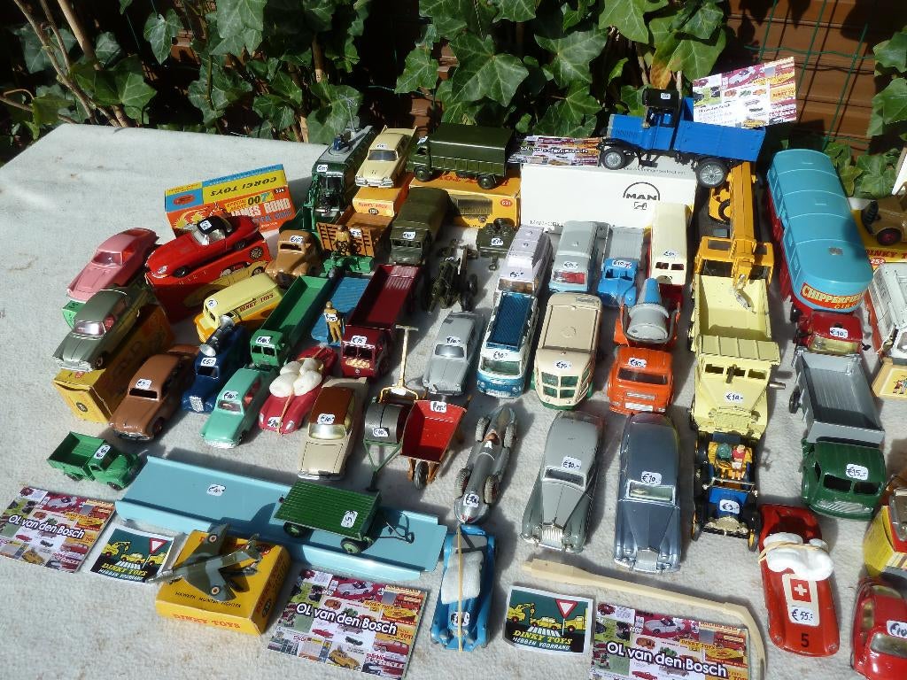 DINK & CORGI TOYS - TEKNO - MERCURY - ENZ. VOORPROEFJE 25 -4, Ophalen of Verzenden, Gebruikt, Overige typen, Corgi