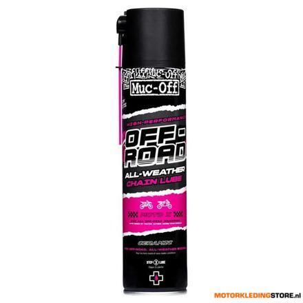 Muc-Off Off-Road Chain Lube 400ml Kettingspray, Zwart, Motoren, Kleding | Motorkleding, Nieuw met kaartje, Ophalen of Verzenden