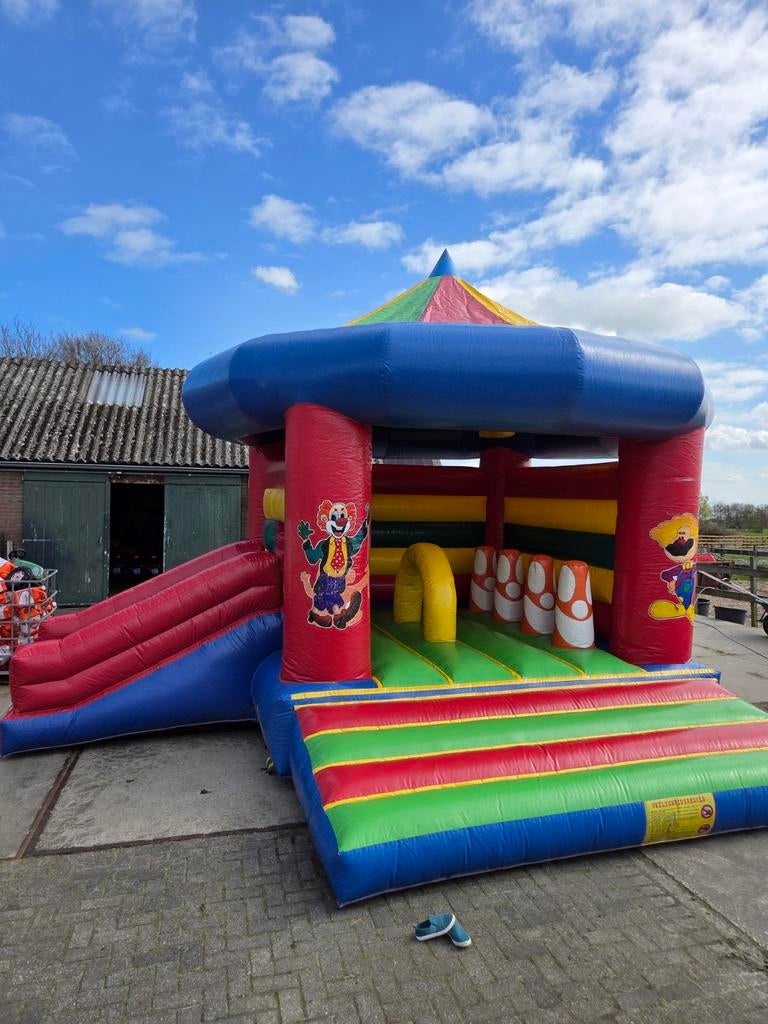 Springkussen met glijbaan, Ophalen of Verzenden