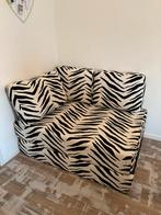 Slaapbank zebra print, Ophalen, 125 cm of meer, Zo goed als nieuw, 100 tot 125 cm