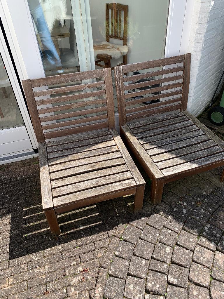 Tuinmeubelset gratis ophalen, opknappertje, Tuin en Terras, Ophalen, 4 zitplaatsen, Gebruikt, Bank