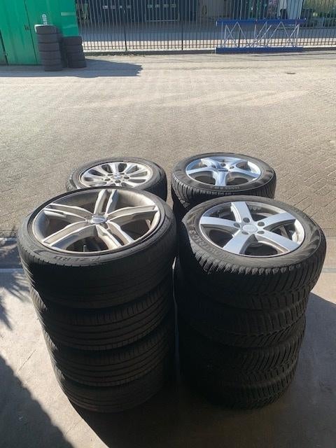 PARTIJ VELGEN 4 SETS AUDI VW SEAT SKODA TOYOTA TESLA, Auto-onderdelen, Banden en Velgen, Gebruikt, 255 mm, ., Banden en Velgen