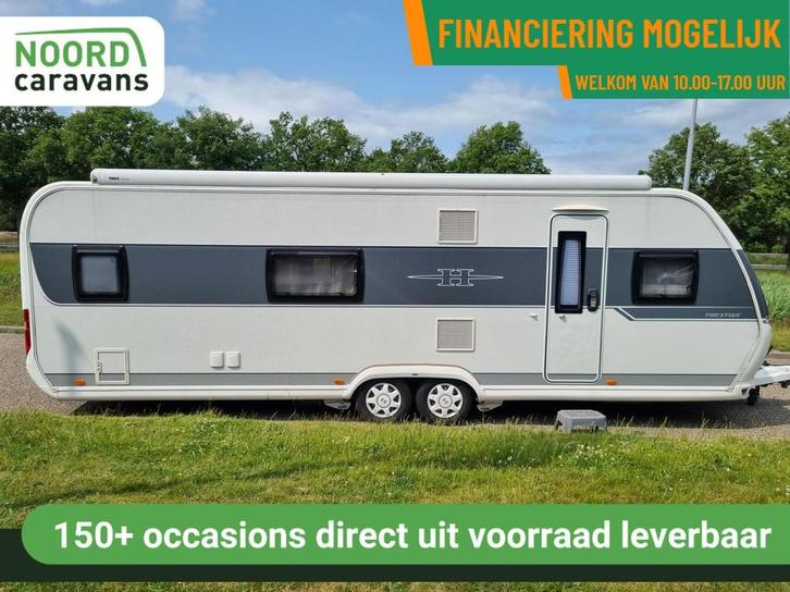 Hobby PRESTIGE 720 KFU STAPELBED + MOVER +AIRCO +CASS LUIFEL, Caravans en Kamperen, Caravans, Bedrijf, tot en met 6, 1500 - 2000 kg