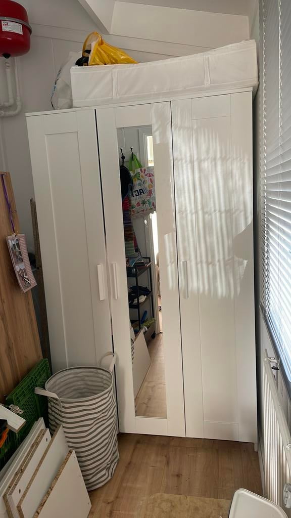 Kledingkast ikea brimnes, Huis en Inrichting, Kasten | Kledingkasten, Ophalen, Met deur(en), 100 tot 150 cm, Zo goed als nieuw