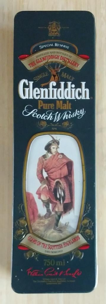 vtg Barringer, scotch whisky blik,  leeg, volgnr 27, Verzamelen, Ophalen of Verzenden, Gebruikt, Overige, Overige merken