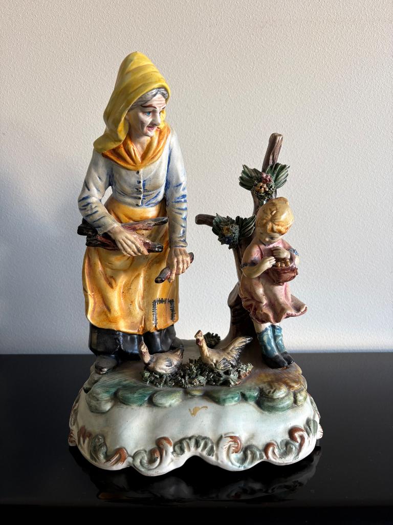 Beeld porselein Bassano, Antiek en Kunst, Ophalen of Verzenden