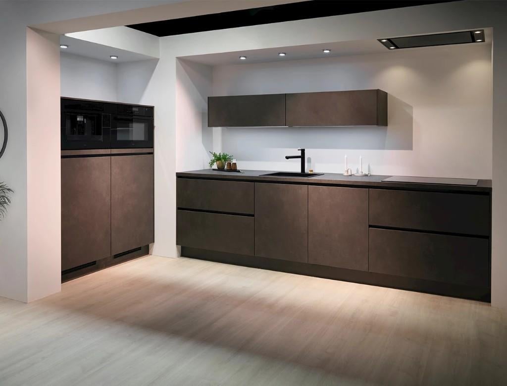 Complete designkeuken greeploos met 7 apparaten, Ophalen, Nieuw, Overige typen, Greeploos