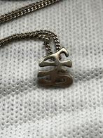 Zilveren hanger Steenbok Chinese dierenriem met ketting, Ophalen, Zo goed als nieuw, Zilver, Dier