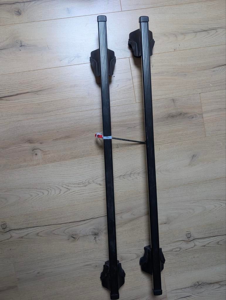 Thule dakdragers 110cm breed. Voor open dakrails., Ophalen, Gebruikt