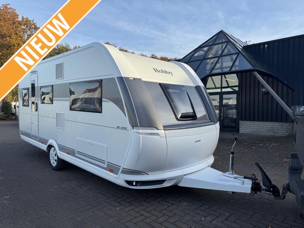 Hobby de Luxe 495 UL 2026 | Enkele bedden, Caravans en Kamperen, Caravans, Rondzit, Hobby, Schokbreker, Bedrijf
