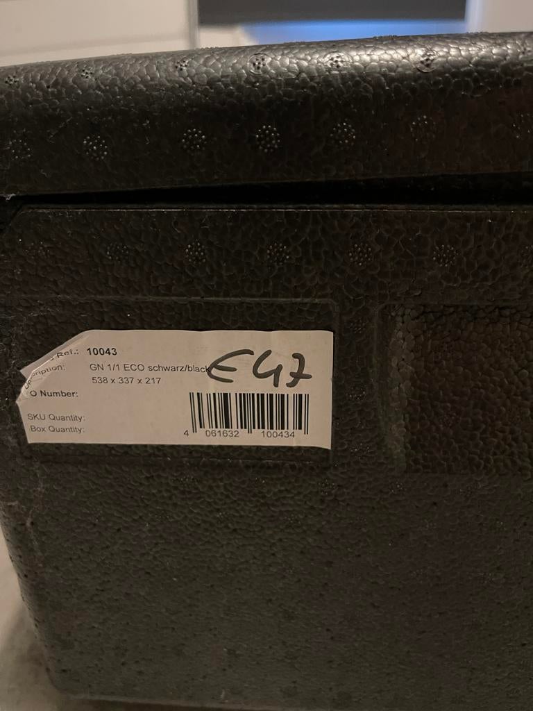 Thermo Future Box GN 1/1 ECO zwart, Ophalen, Kunststof, Zwart, Overige merken