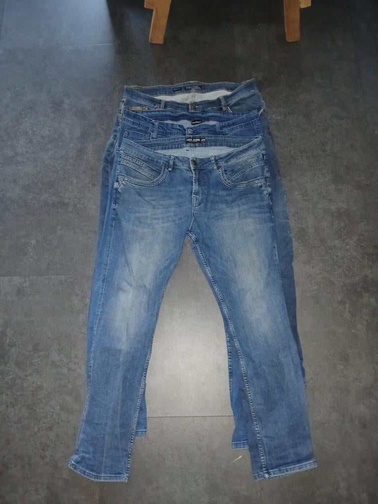 3 heren broeken maat 38 en 40, Kleding | Dames, Ophalen of Verzenden, Zo goed als nieuw, Blauw, W30 - W32 (confectie 38/40)