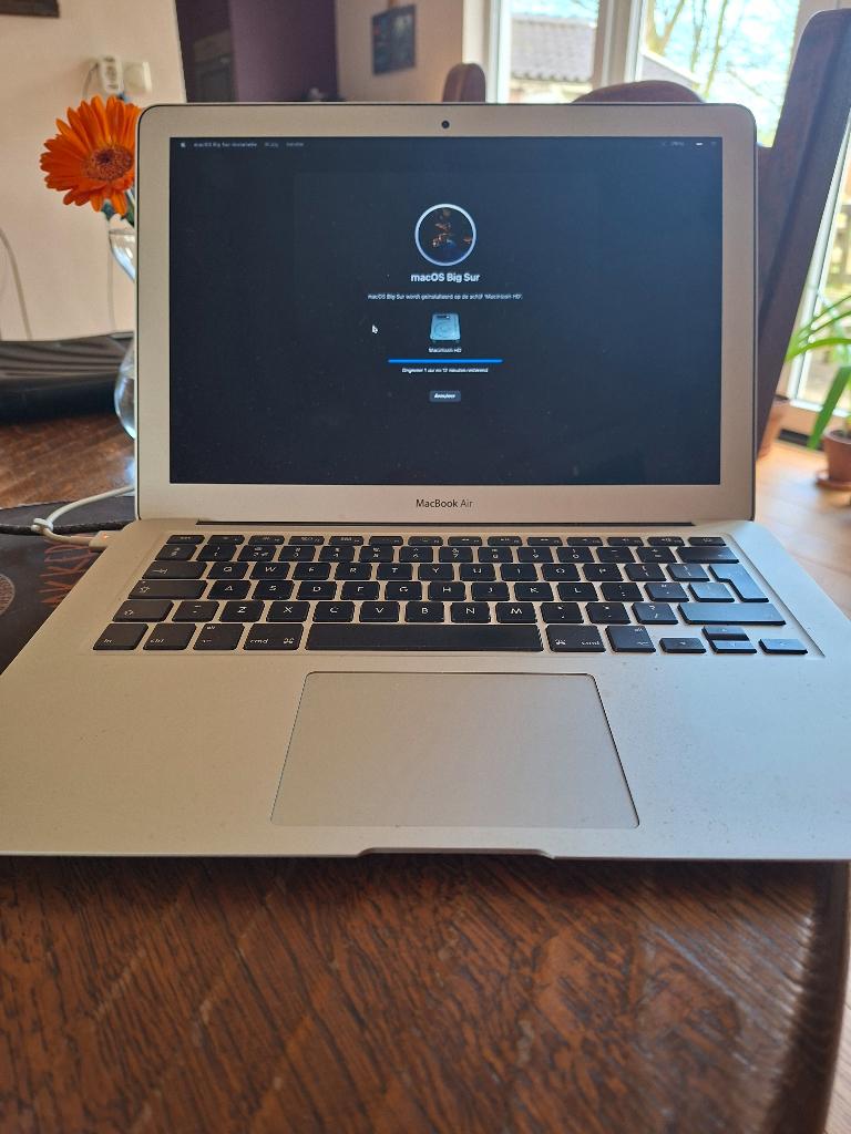 MacBook Air 2014, Gebruikt, 256 GB, Qwerty, 13 inch
