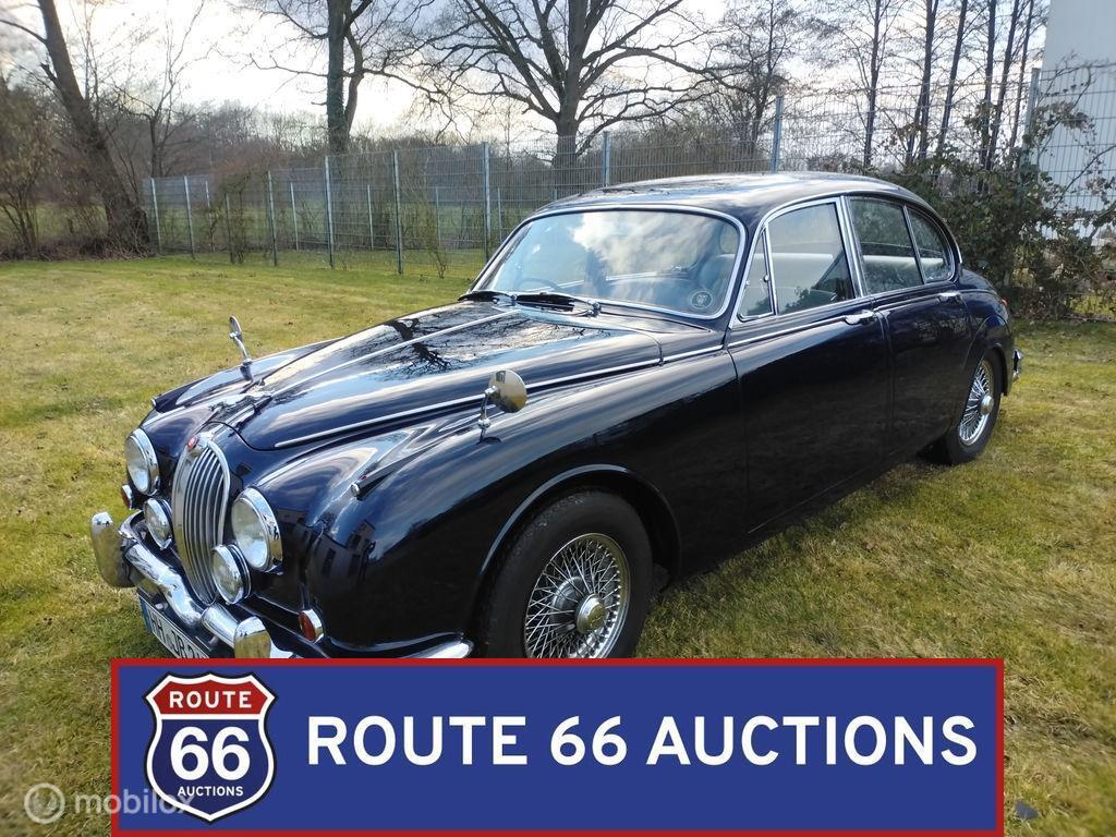 Jaguar MK2 | 1963 | Route 66 Auctions, Auto's, Overige carrosserieën, Zwart, Bedrijf, Handgeschakeld