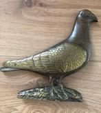 Koperen bronzen duif vogel, Antiek en Kunst, Ophalen of Verzenden