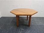 Massief blank eiken tafel / eettafel achthoek / rond, Huis en Inrichting, Tafels | Eettafels, Ophalen, Gebruikt, /, /