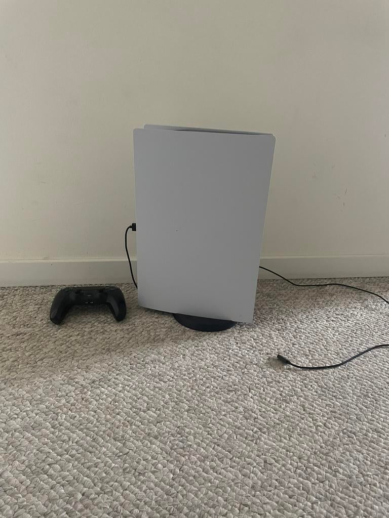 PlayStation 5 Digital Edition + Controller  | Goede staat, Spelcomputers en Games, Spelcomputers | Sony PlayStation 5, Ophalen of Verzenden