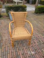 Rieten stoel, Huis en Inrichting, Stoelen, Ophalen, Bruin, Eén