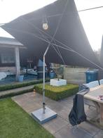 Glatz parasol 250 x 200 cm antraciet, incl hoes & voet, Ophalen, Stokparasol