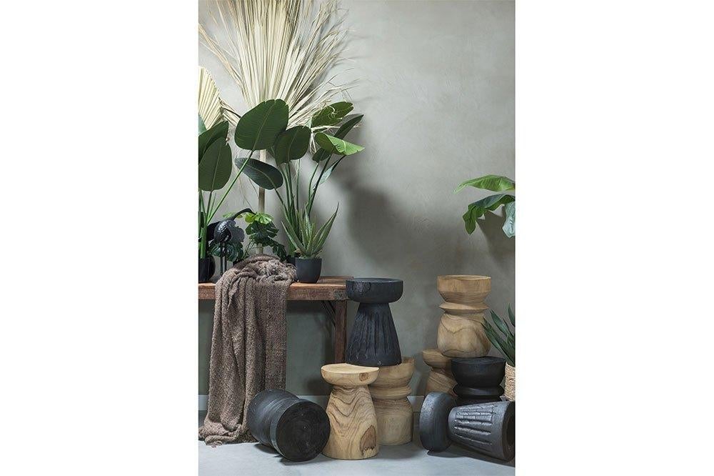 Krukje | Bijzettafel | Borre | Woood | Kruk | Tafeltje, Ophalen, Nieuw, Hout