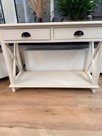 Landelijke sidetable met lades en kruisframe, Ophalen, Gebruikt, 100 tot 150 cm, Landelijk