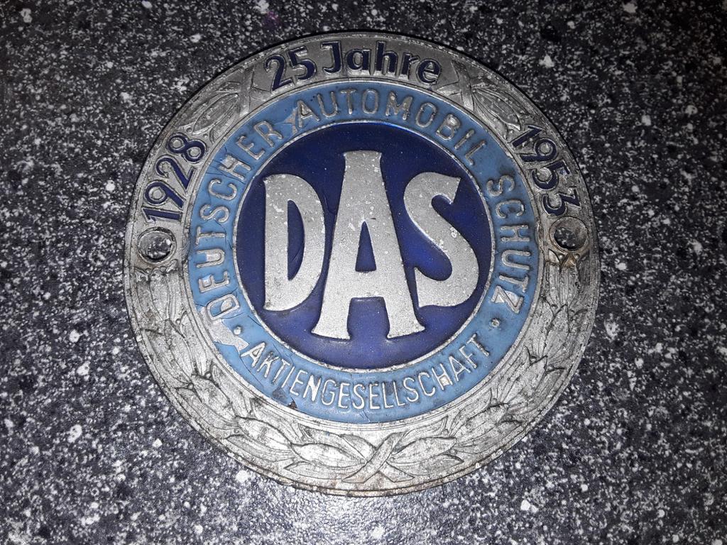 Zeldzame badge 1928- 1953. Oldtimer,automobilia antiek, Ophalen of Verzenden, Gebruikt, Auto's