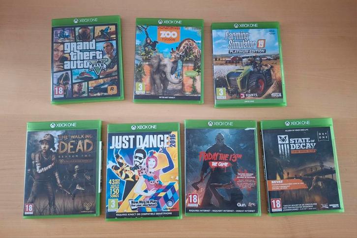 XBOX ONE GAMES, Spelcomputers en Games, Games | Xbox One, Zo goed als nieuw, 1 speler, Vanaf 3 jaar, Ophalen of Verzenden