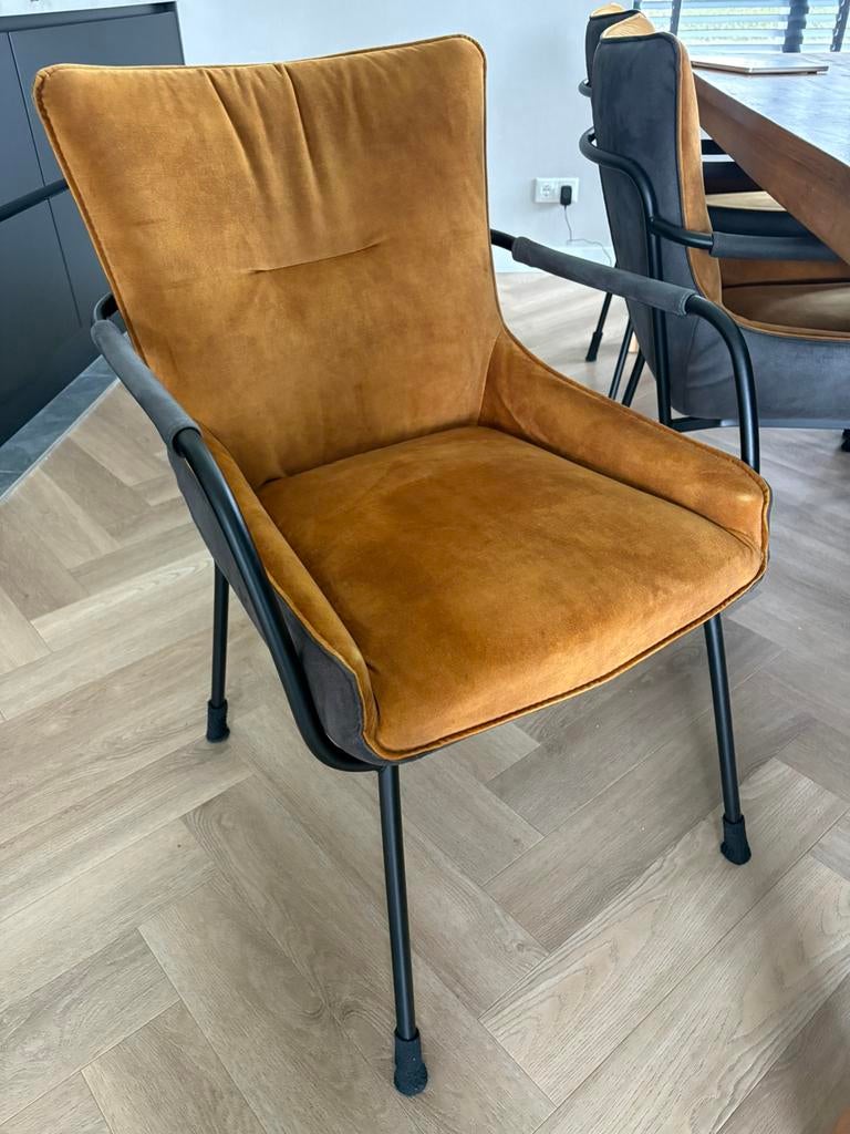 Eetkamerstoelen Matteo Goossens 6 stuks, Ophalen, Zo goed als nieuw