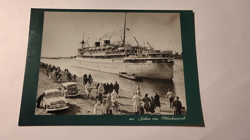 Schepen OPLAGE SLECHTS 10 ex. ms. Johan van Oldenbarnevelt, Verzamelen, Ophalen of Verzenden, 1980 tot heden, Voertuig