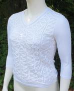 Gerry Weber mooie witte trui 40 M | stretch, Maat 38/40 (M), Verzenden, Wit, Zo goed als nieuw