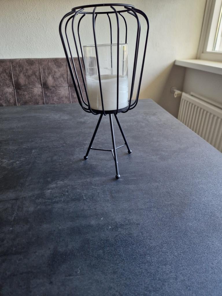 Kaars met houder, Huis en Inrichting, Ophalen, Zo goed als nieuw