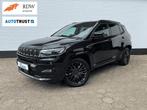 Jeep Compass 4xe 240 Plug-in Hybrid S PANO l TREKHAAK l FULL, Automaat, Zwart, 4 cilinders, Zwart