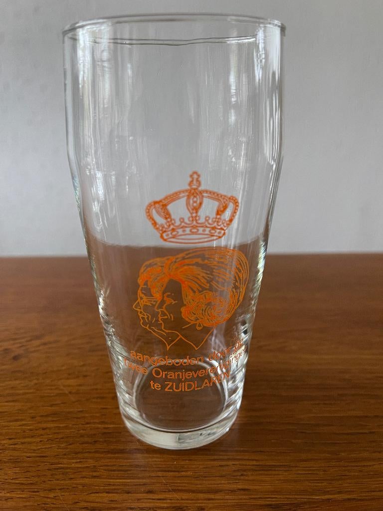 Glas met de 2 Koninginnen 'Juliana en Beatrix'  Nieuw, Verzamelen, Ophalen of Verzenden, Nieuw, Kaart, Foto of Prent
