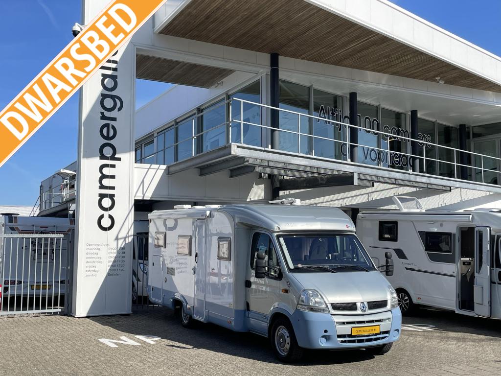 Bürstner Delfin 695 T DWARSBED BEARLOCK PERFECT ONDERHOUDEN, Kluisje, Ringverwarming, 7 tot 8 meter, Bedrijf