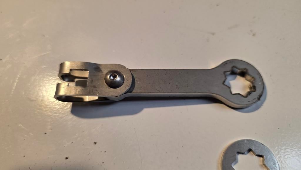 RVS Kreidler leleu 160mm grote naaf rem hevel nieuw, Ophalen of Verzenden, Nieuw, Overige typen