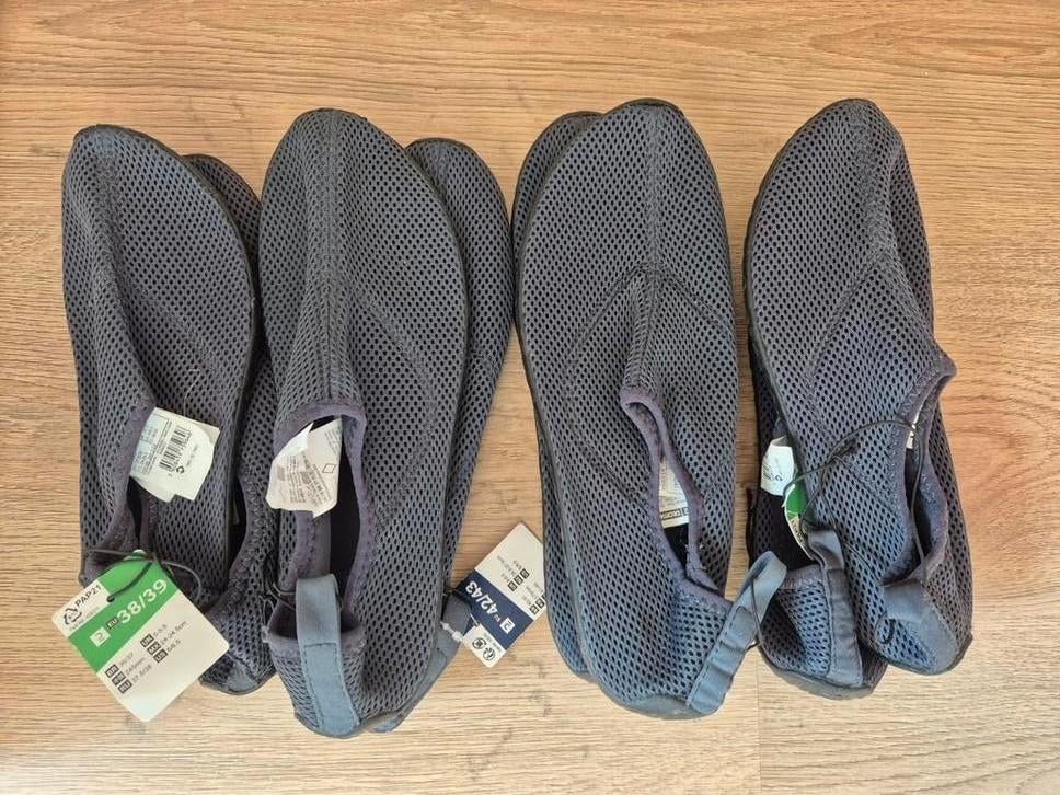 4 paar nieuwe waterschoenen van Decathlon, Watersport en Boten, Watersportkleding, Ophalen of Verzenden, Nieuw, Dame of Heer