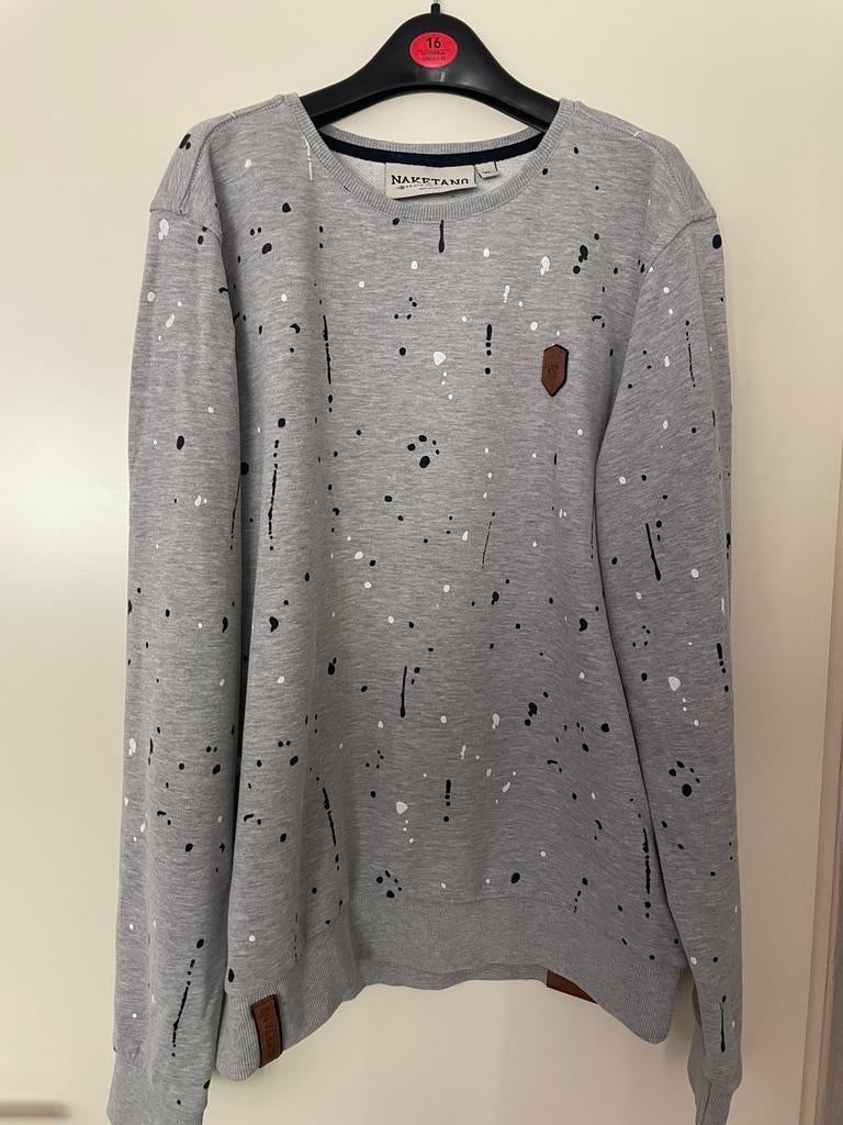 Trui Naketano grijs maat XL, Ophalen of Verzenden, Zo goed als nieuw, Maat 56/58 (XL), Grijs