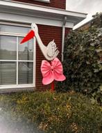 Handgemaakt geboortebord Ooievaar, Hobby en Vrije tijd, Ophalen of Verzenden, Zo goed als nieuw, Versiering