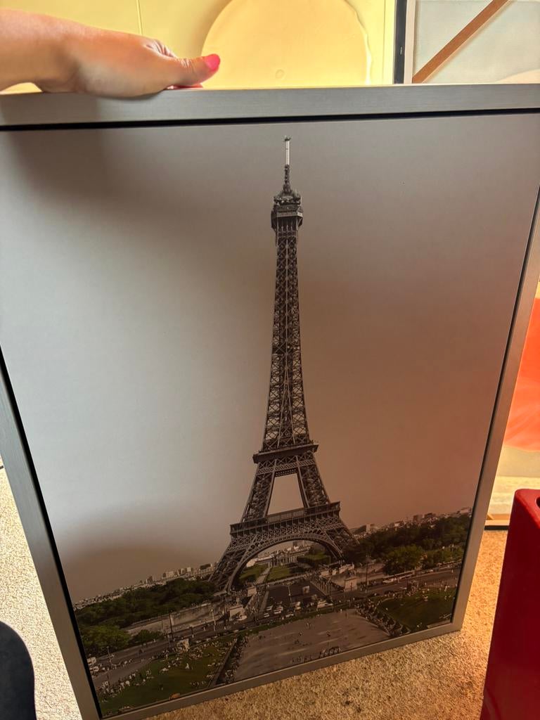 Schilderij Eiffeltoren, Ophalen, Zo goed als nieuw, 50 tot 75 cm, Schilderij