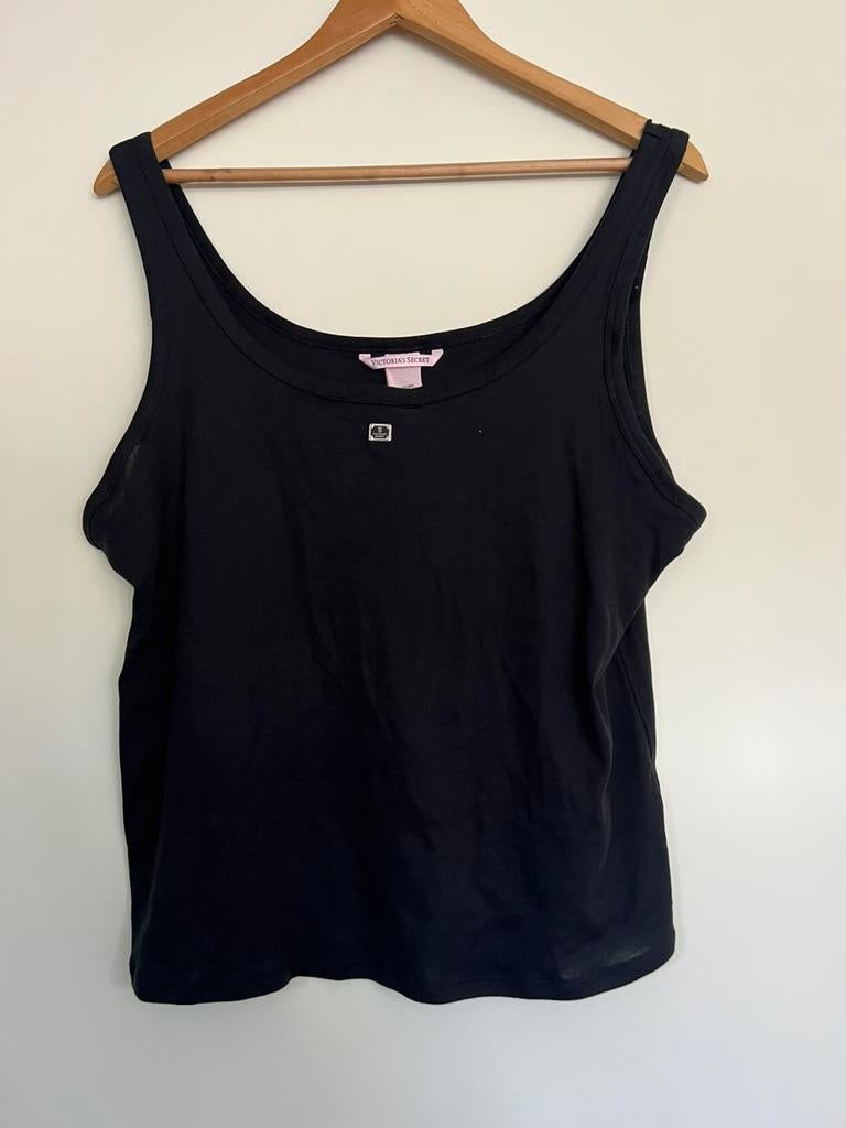 Victoria’s Secret crop top maat L zwart, Maat 38/40 (M), Zwart, Ophalen of Verzenden, Zo goed als nieuw