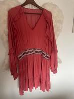 Leuk koraal kleur jurkje, Overige kleuren, Maat 42/44 (L), Ophalen of Verzenden, Zo goed als nieuw