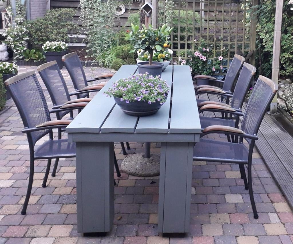 Tuintafel steigerhout., Ophalen of Verzenden, Steigerhout